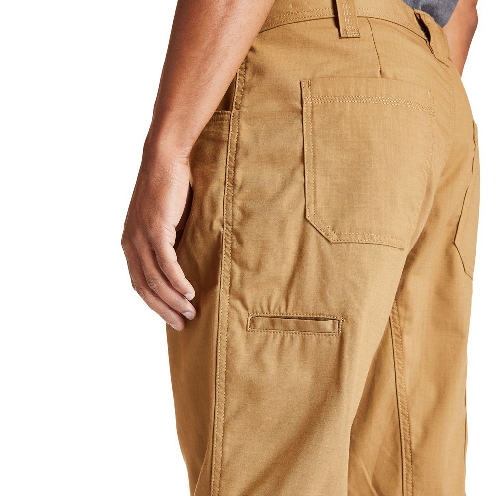 Timberland Mens Pants PRO® Work Warrior LT Ripstop Utility - Brown - India WH7230491